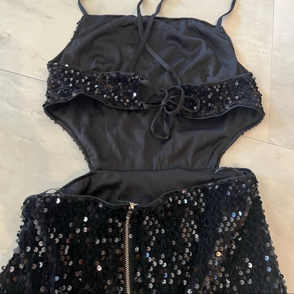 Black Sequin Dress NWT - Picture 16 of 17